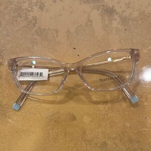 Tiffany & Co. Clear and Gold Glasses